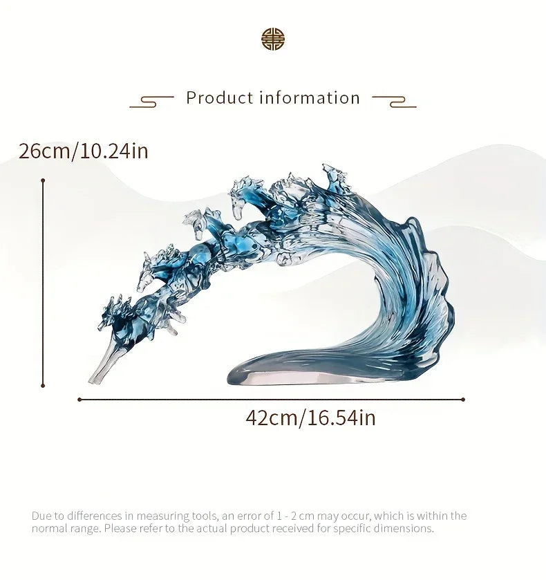 Feng Shui Horse - Dynamic Transparent Art Piece