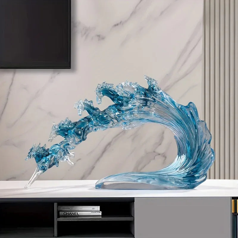 Feng Shui Horse - Dynamic Transparent Art Piece