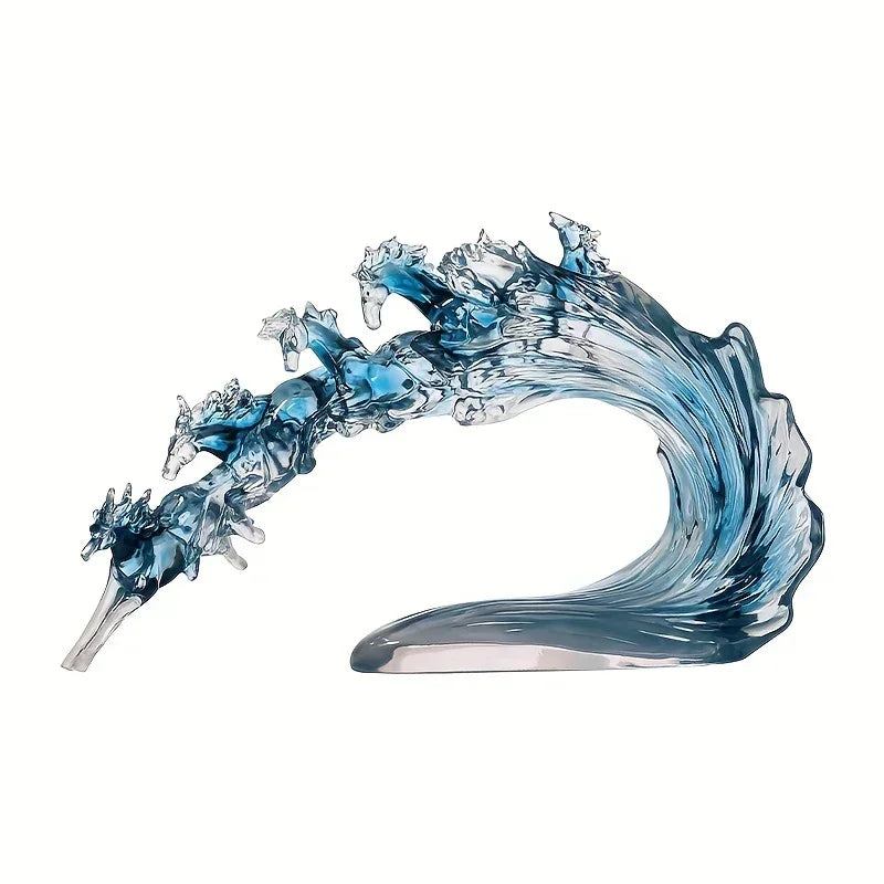 Feng Shui Horse - Dynamic Transparent Art Piece