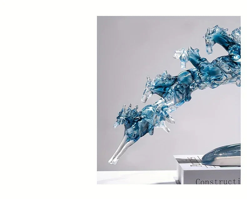 Feng Shui Horse - Dynamic Transparent Art Piece
