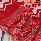 Festive Red Christmas Sofa Cover | Slipcovers for Couches (1-4 Seats) - House Of Avana