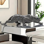 Figurine - Decorative Black White Animal, front view - House Of Avana