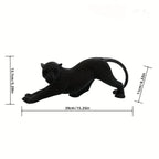 Artful Rhinestone Leopard Figurine Statue, lifestyle image - House Of Avana