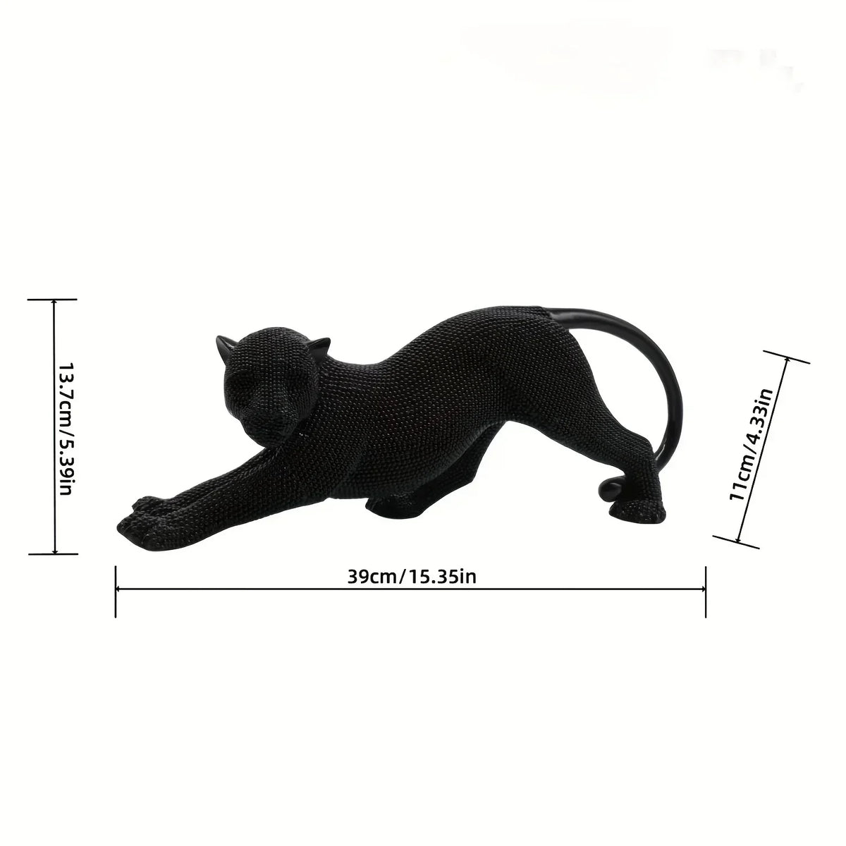 Artful Rhinestone Leopard Figurine Statue, lifestyle image - House Of Avana