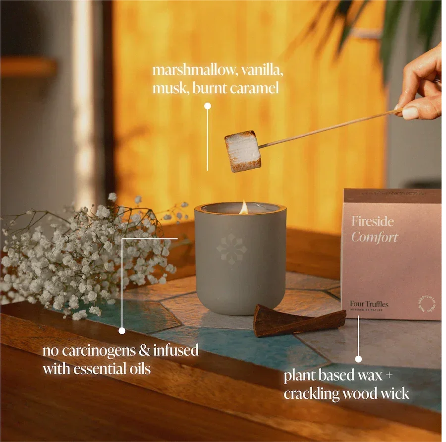 Fireside Comfort Candle Four Truffles