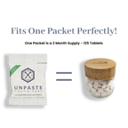 Glass Jar For Tooth Tablets - Empty Zero Waste Outlet