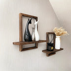 Floating Shelves - Rustic Wooden S, lifestyle image - House Of Avana [[SKU:HOA-MSC-022]]