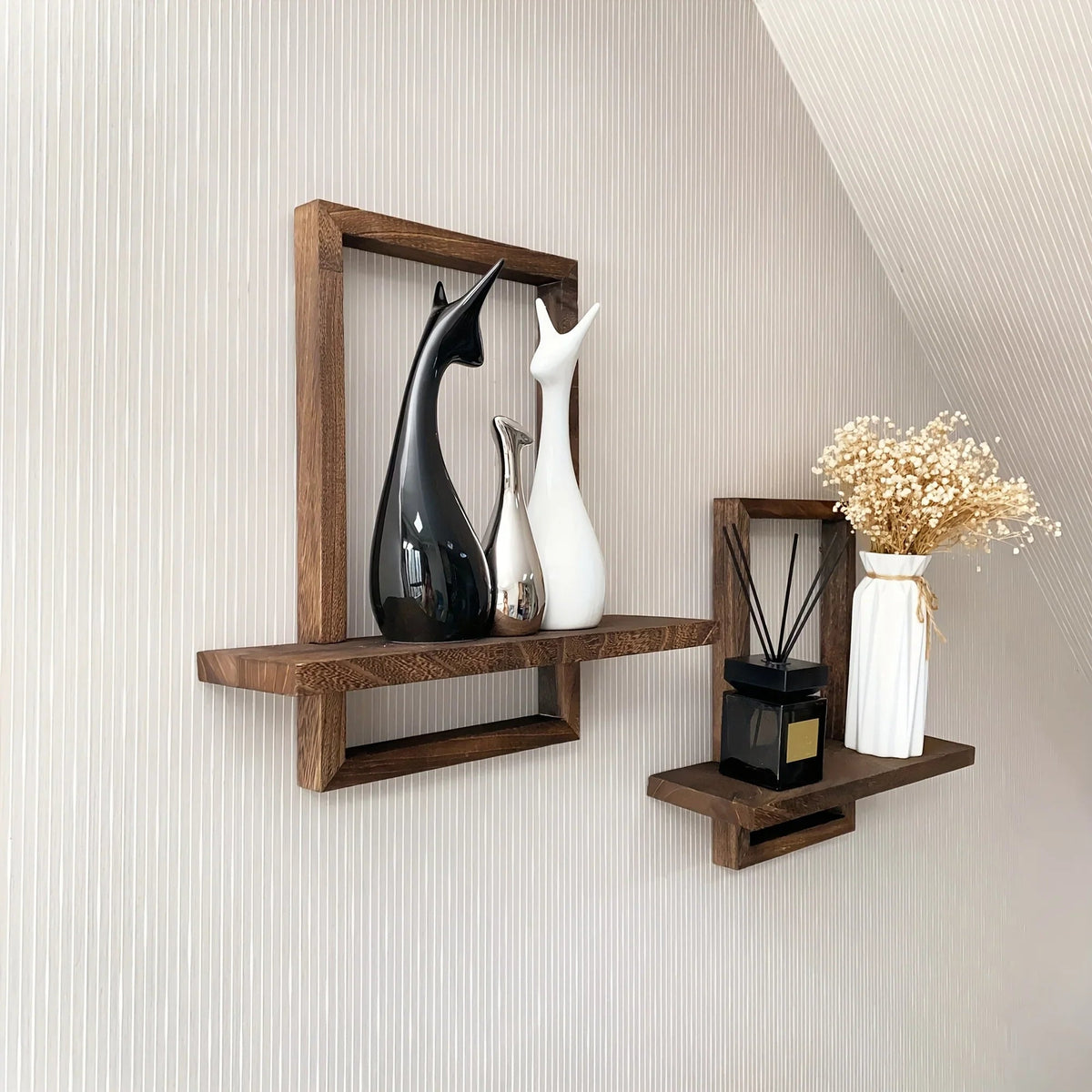 Floating Shelves - Rustic Wooden S, lifestyle image - House Of Avana [[SKU:HOA-MSC-022]]