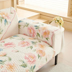 Floral Couch Cover – Dog Proof Linen Sofa Slipcover for Stylish Pet-friendly Homes - House Of Avana