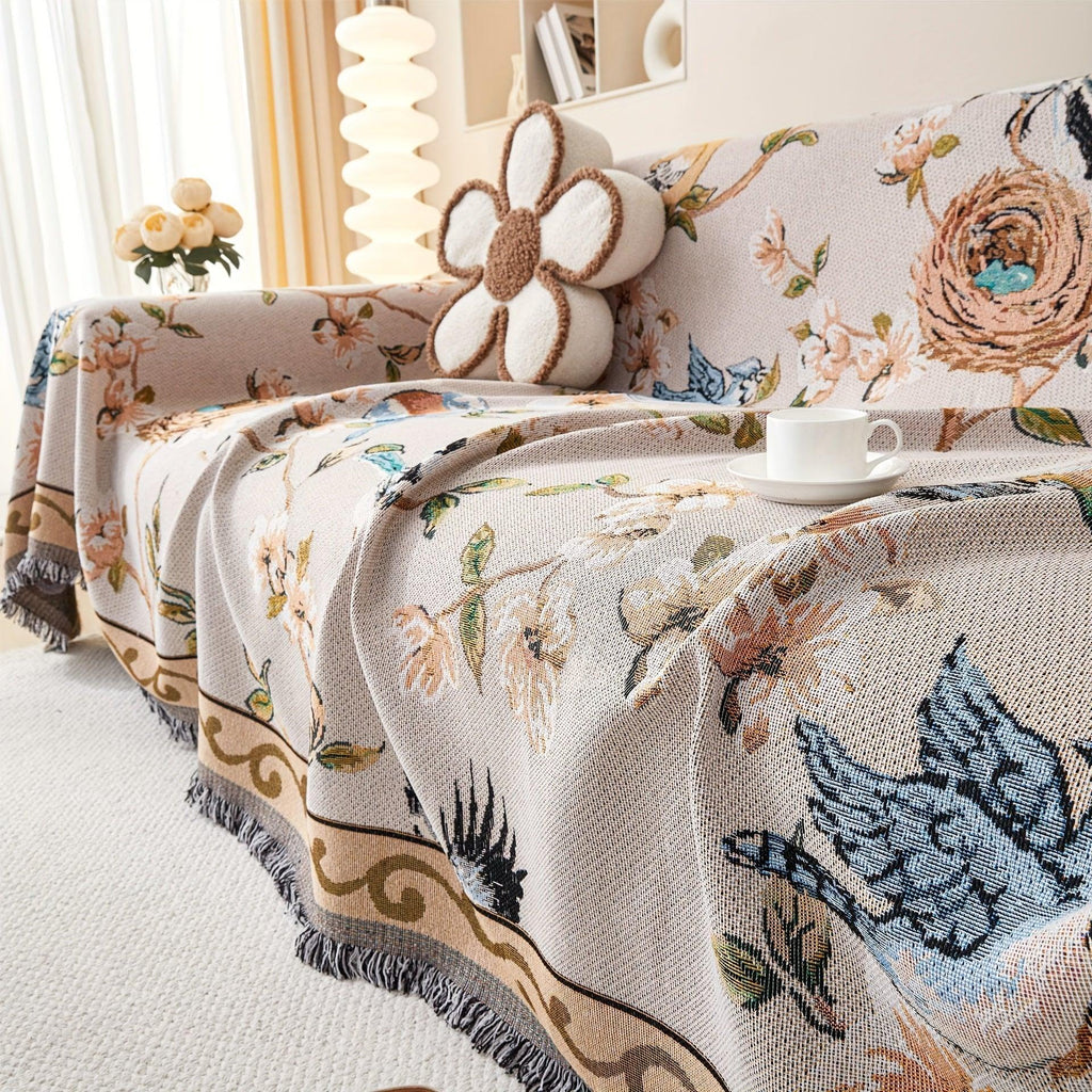 Floral Couch Cover – Heavy Duty Dog Proof & Bed Bug Resistant Sofa Protector - House Of Avana