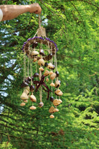 "Floral Harvest Chime" Vine Wreath Seed Chime