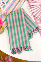 Flora Stripe Kitchen Towel Archive New York