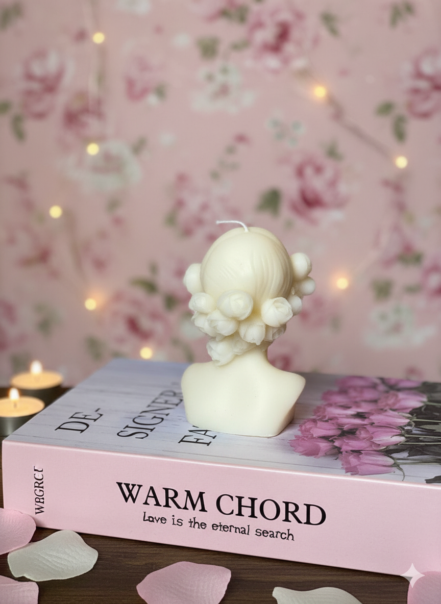 Blindfolded Flower Girl Candle Crazy About Candles