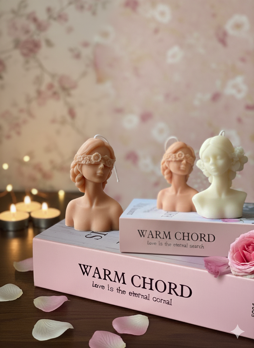 Blindfolded Flower Girl Candle Crazy About Candles