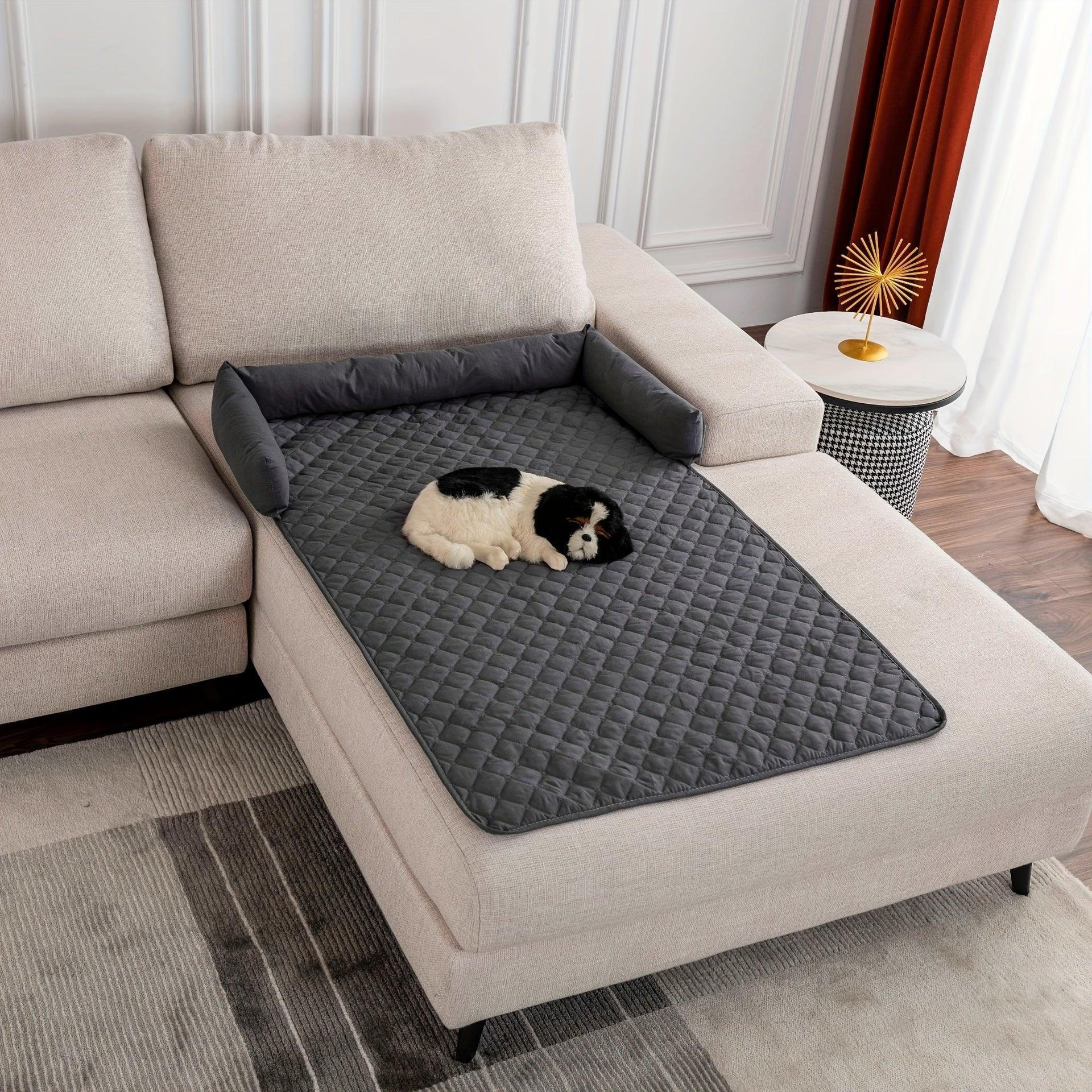 Fluffy Calming Dog Bed Sofa Cover - Pet Mat for Ultimate Comfort - House Of Avana