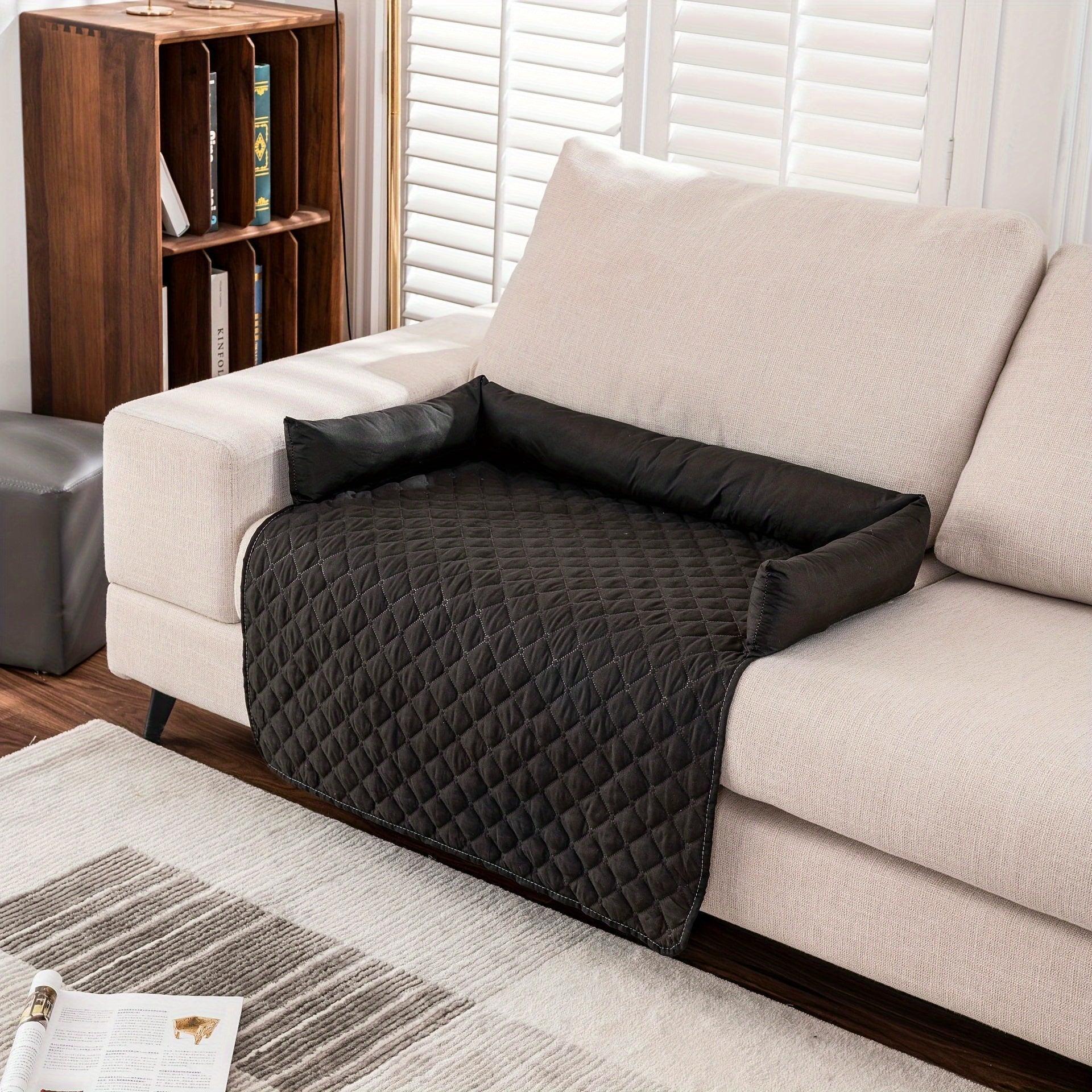 Fluffy Calming Dog Bed Sofa Cover - Pet Mat for Ultimate Comfort - House Of Avana