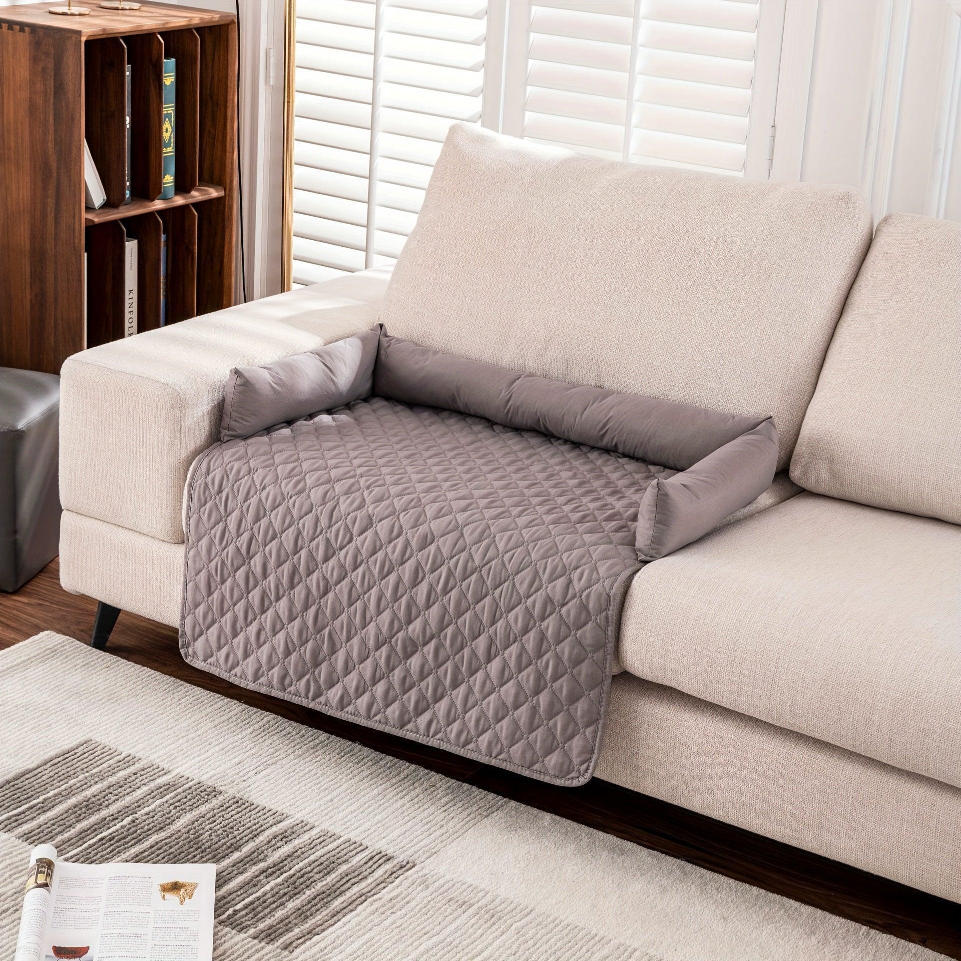 Fluffy Calming Dog Bed Sofa Cover - Pet Mat for Ultimate Comfort - House Of Avana