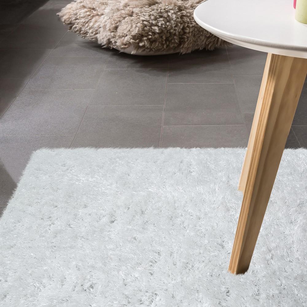 Fluffy White Rug Shaggy for Living Room Soft & Shimmering - House Of Avana