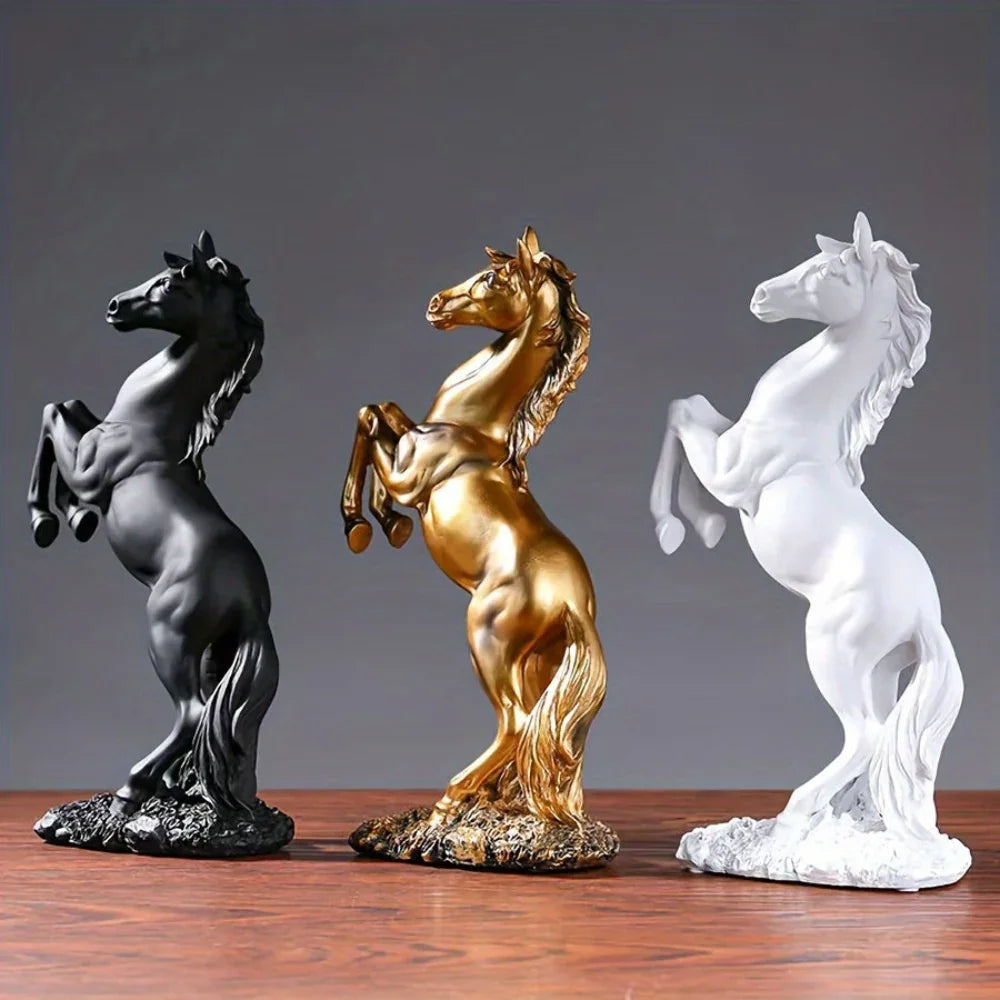 Modern Flying Horse Statue - House Of Avana