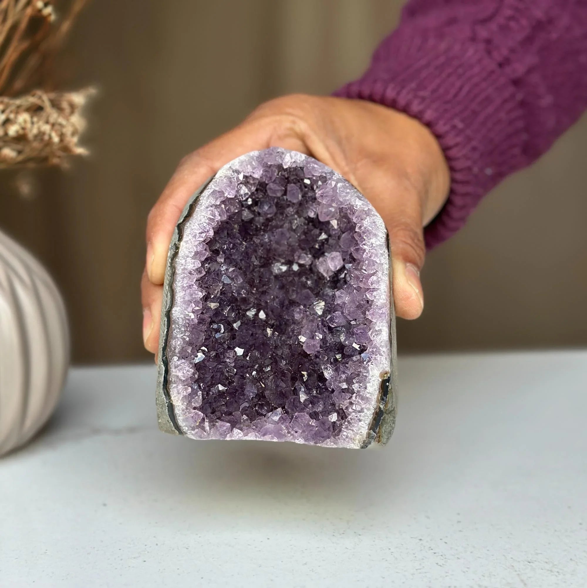 1 Lb. Purple Amethyst Geode DeepPurpleProject
