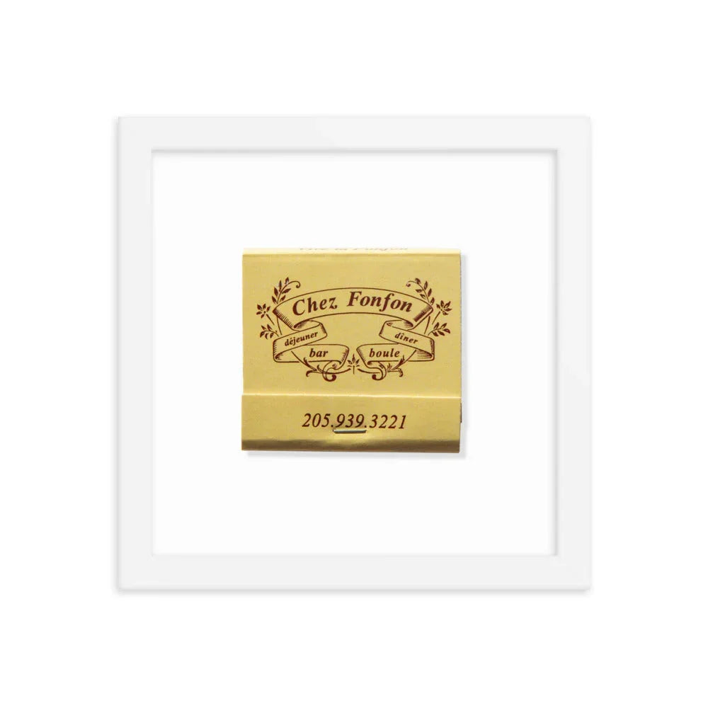 Framed Photo Paper Poster, back view - House Of Avana