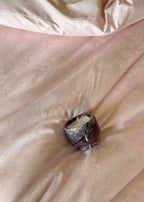 Elise French Lace Jacquard Satin Bedding Set / Dark Gray Ever Lasting