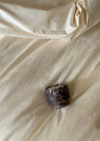 Elise French Lace Jacquard Satin Bedding Set / Dark Gray Ever Lasting