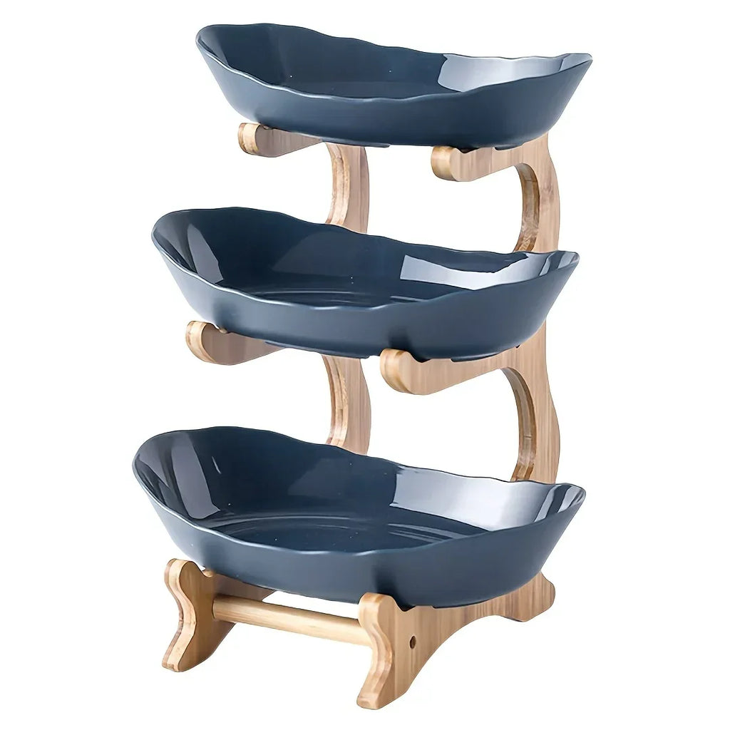 Fruit Basket - 2-Tier Wood