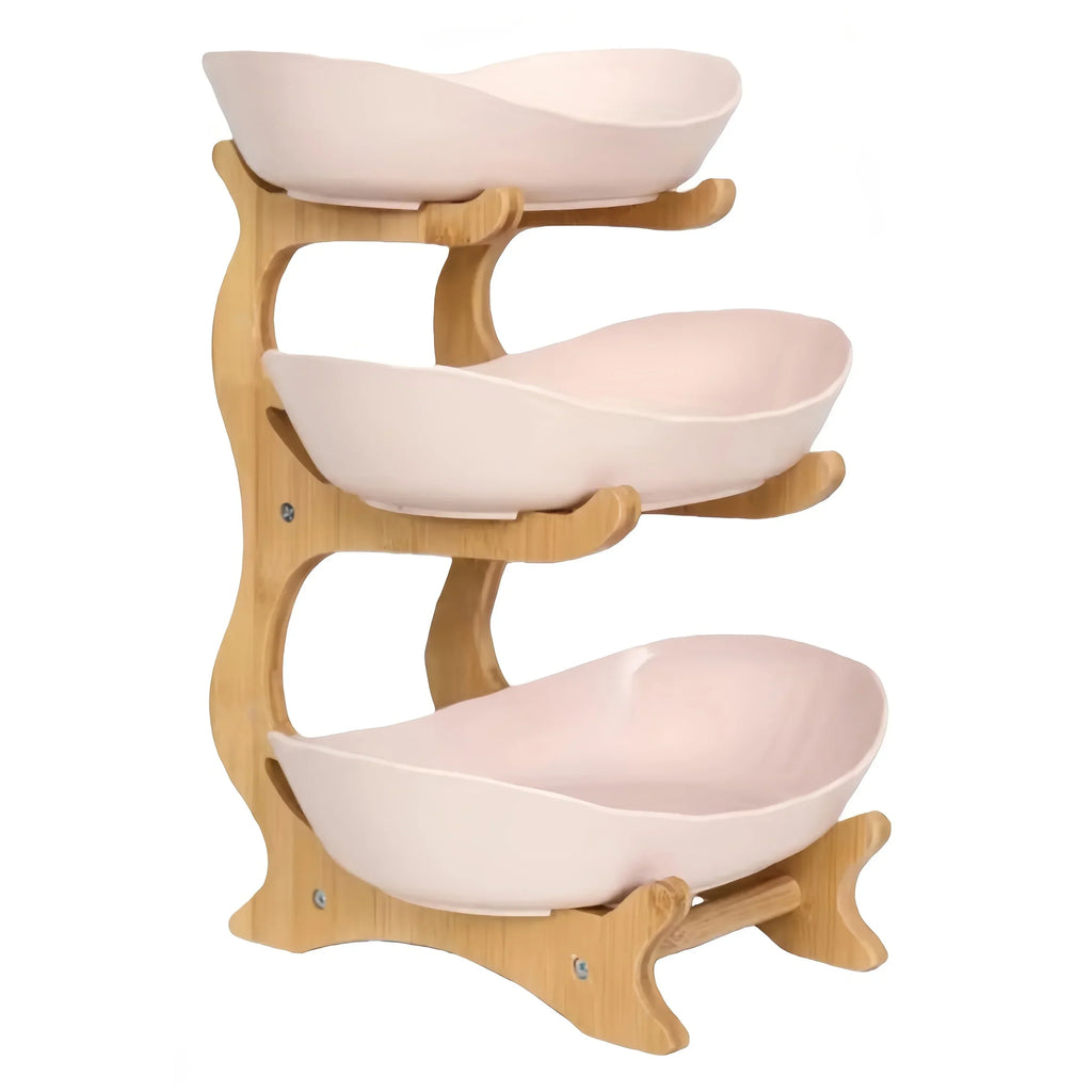 Fruit Basket - 2-Tier Wood