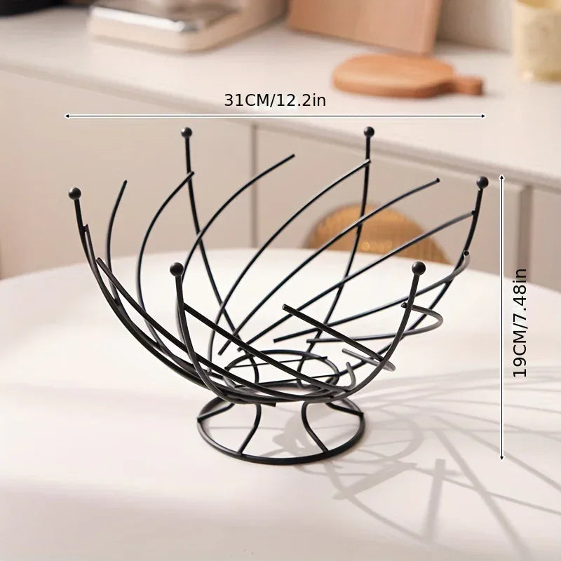 Fruit Basket - Hollow Wrought Iron