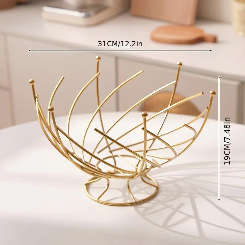 Fruit Basket - Hollow Wrought Iron