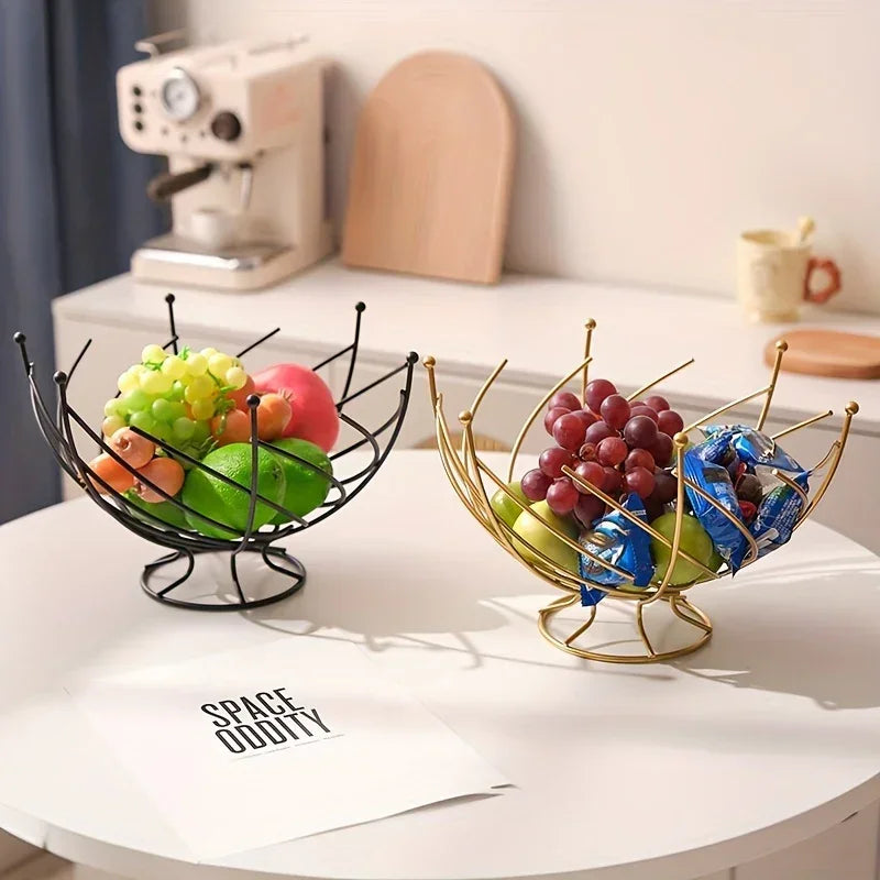Fruit Basket - Hollow Wrought Iron