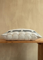 Fulcrum Onyx Oversized Cotton Lumbar Pillow - House Of Avana