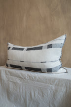 Fulcrum Onyx Oversized Cotton Lumbar Pillow - House Of Avana