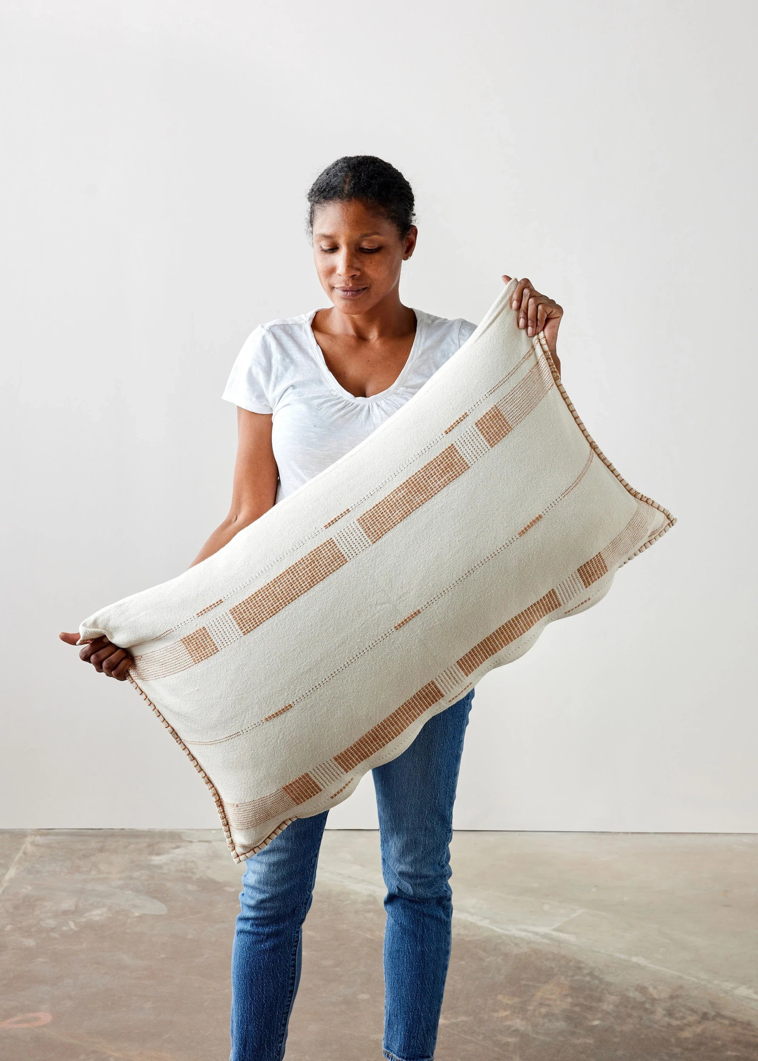 Fulcrum Sahara Oversized Cotton Lumbar Pillow - House Of Avana