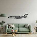 Giv-sp Metal Aircraft Wall Art - Ncp0569, side view - House Of Avana