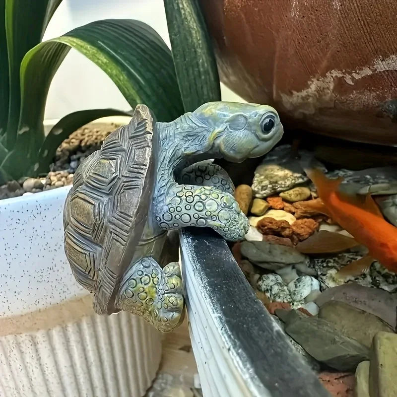 Garden Turtle Statue for Aquarium Decoration - House Of Avana