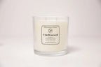 Gardenia "i Am Renewed" Affirmation Candle - 17.5 Oz, front view - House Of Avana