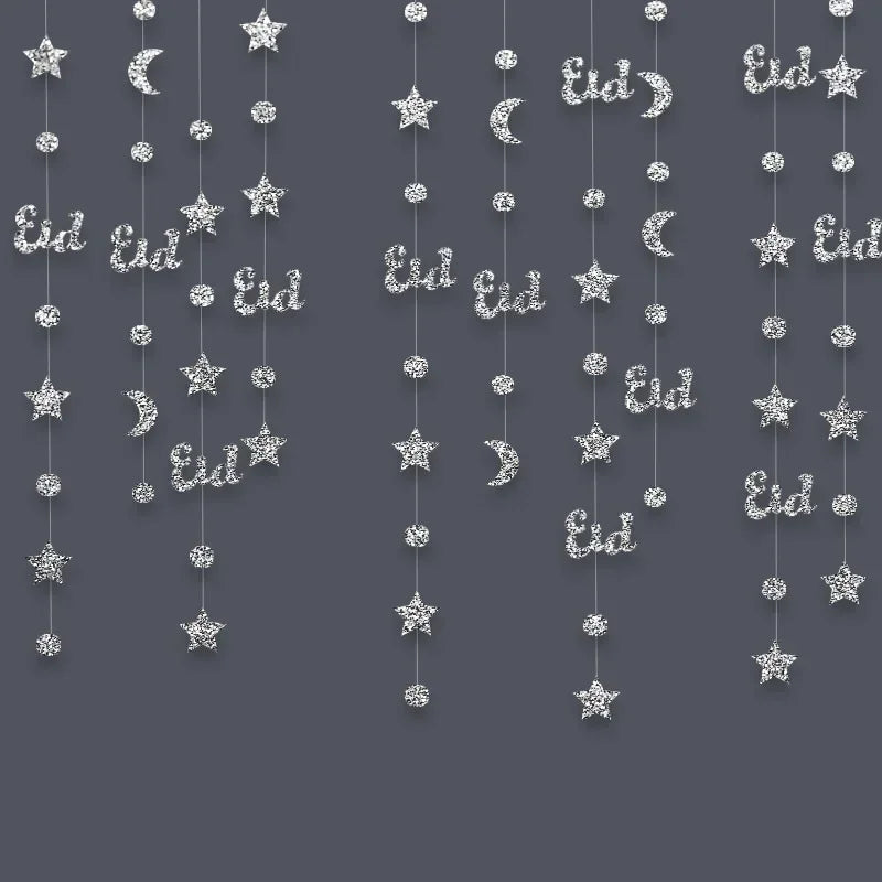 Garland - Glitter Gold Star Streamer