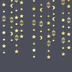 Garland - Glitter Gold Star Streamer