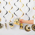 Garland - Ramadan Eid Mubarak Moon Star 8Pcs