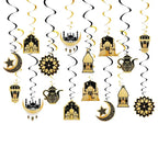 Garland - Ramadan Eid Mubarak Moon Star 8Pcs