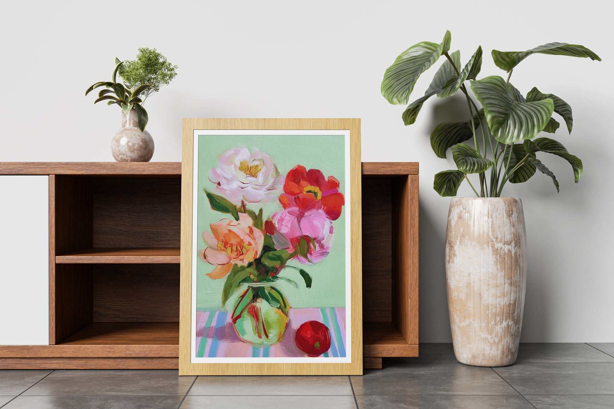 Gathered with Love Art Print – Cozy Botanical & Home Wall Décor, Archival Quality, Ready to Hang