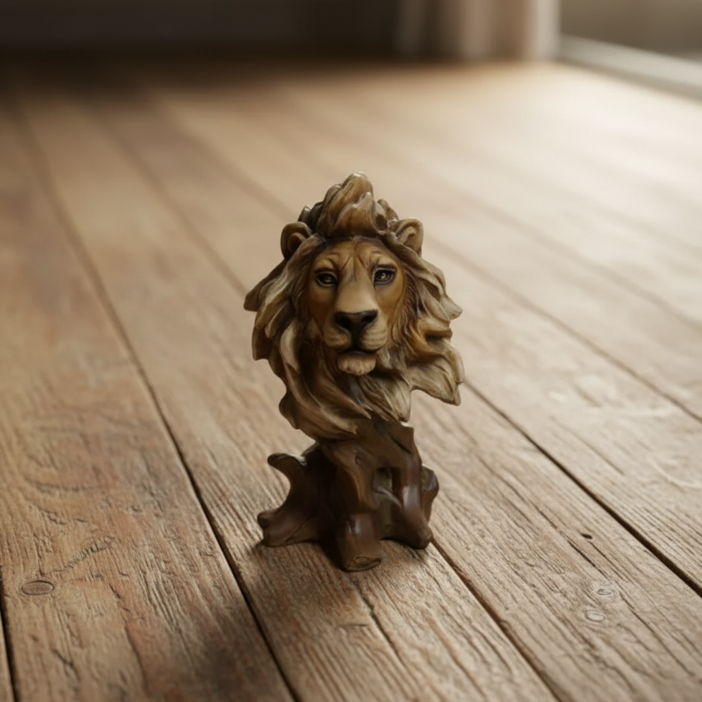 Lion Statue - Majestic Bronze Small