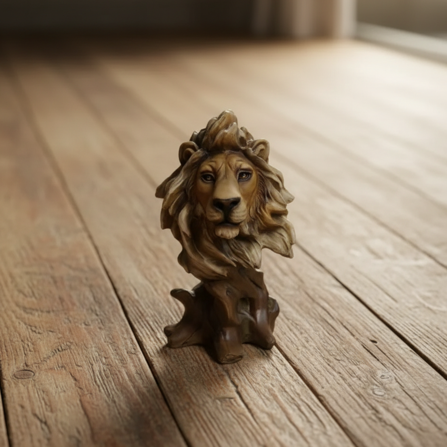 Lion Statue - Majestic Bronze Small