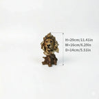 Majestic Lion Head Statue