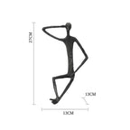 Metal Black Abstract Seated Stick Figures