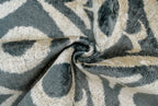Geometric Gray Beige Throw Pillow 16x24 - Traditional Contemporary Cushion - Elegant Home Décor with Down Feather Insert Canvello