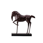 Geometric War Horse Sculpture | Horse Sculpture | close-up | Abstract home decor | House of Avana