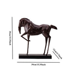 Geometric War Horse Sculpture | Horse Sculpture | in-room display | Abstract home decor | House of Avana